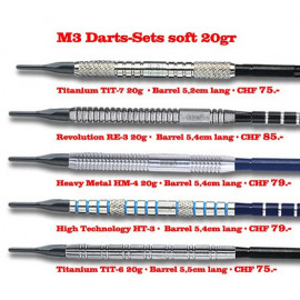 M3 Darts-Sets 20gr soft