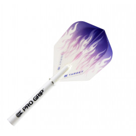 White Flame On Purple 